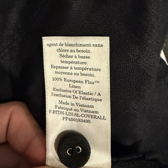 EVERLANE THE CROSSBACK TANK IN LINEN - Picture 7 of 7